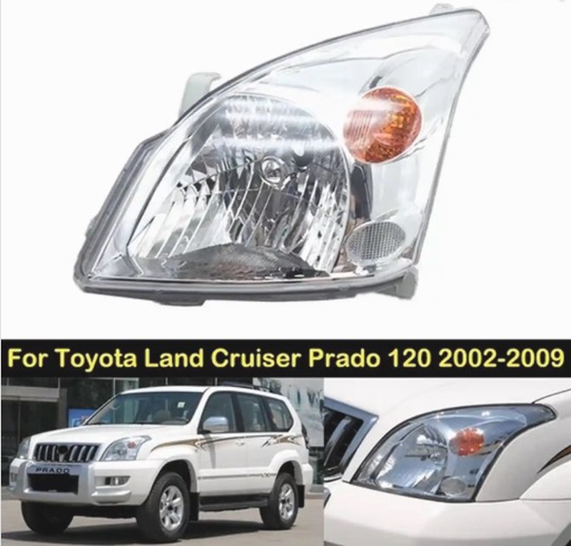 Передние фары на Toyota Prado 1